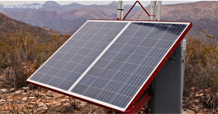 Standard solar panel length and dimensions used for residential rooftop solar system installations.