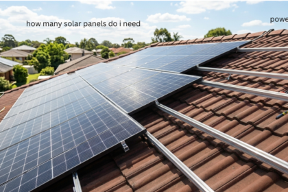 Rooftop solar panels installed on a residential home for how many solar panels do I need
