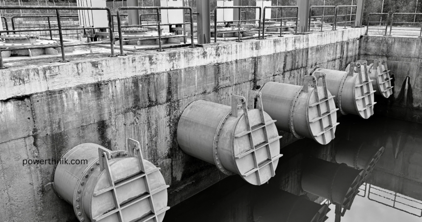 rugated plate interceptor system in an industrial water treatment facility