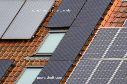 Solar tiles and solar panels installed side by side on a tiled UK home roof.
