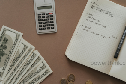 Energy saving calculator with notes, cash and monthly bills